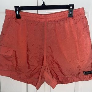 Pink Columbia water shorts
